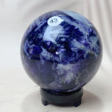 Load image into Gallery viewer, Natural Purple Fluorite Root Sphere Purple Reiki Crystal Healing Energy Gemstone Home Decoration Crafts Gift