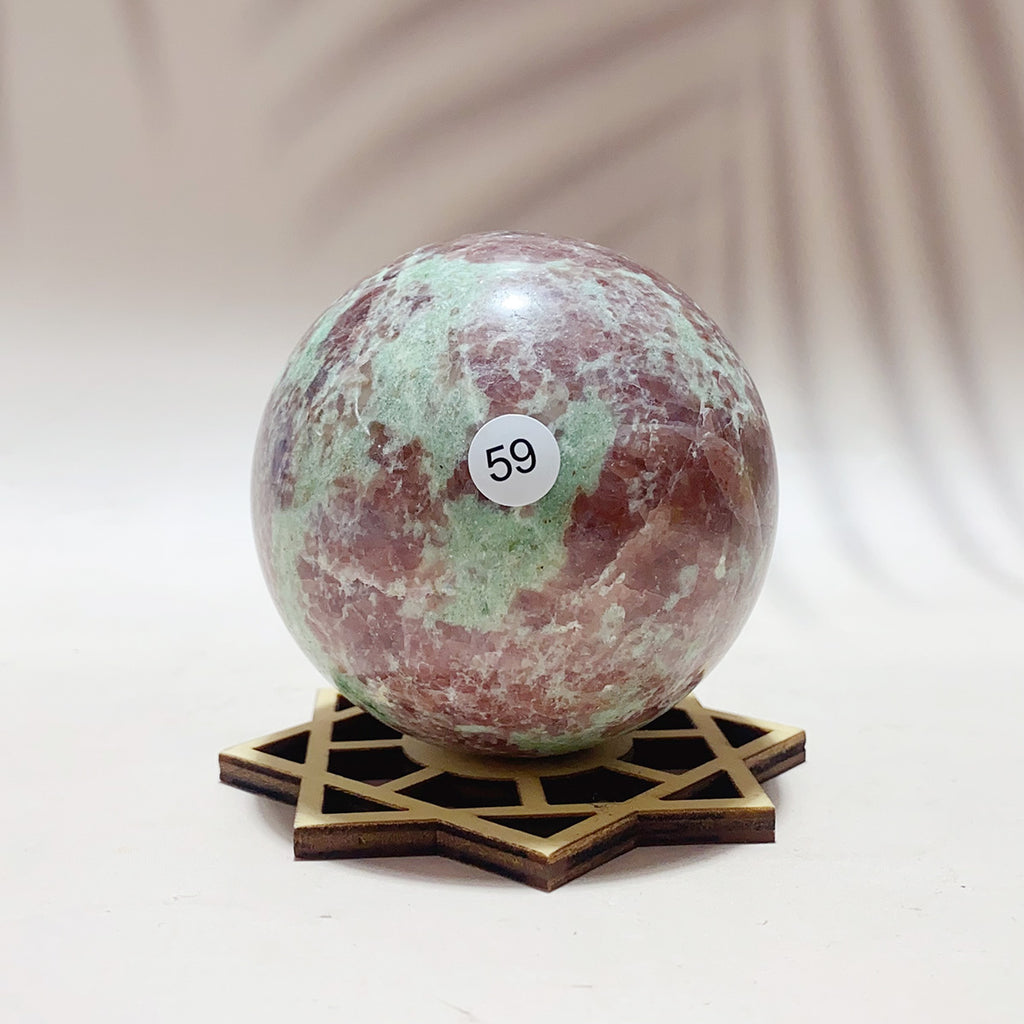 Natural Amazonite Garnet Crystal Sphere Home Decoration Energy Healing Mineral Sphere Meditation Gem Gift