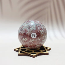 Load image into Gallery viewer, Natural Amazonite Garnet Crystal Sphere Home Decoration Energy Healing Mineral Sphere Meditation Gem Gift