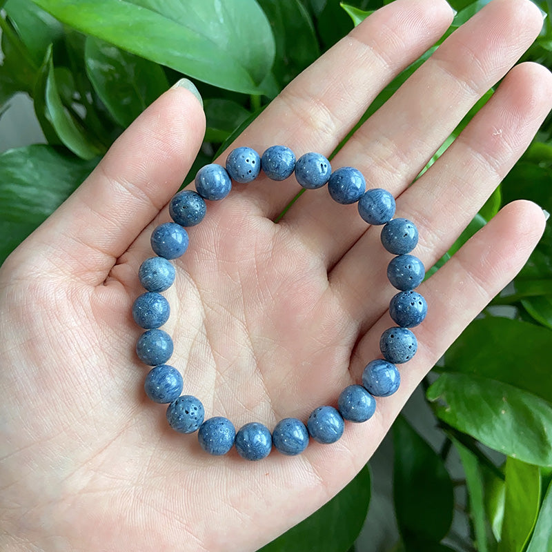 Blue Coral Stone Bracelet $10/3PCS