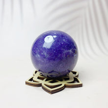 Load image into Gallery viewer, Natural Lepidolite Crystal Sphere Home Decoration Reiki Energy Crystal Sphere Decorative Crafts