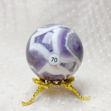 Load image into Gallery viewer, 1 PC Dream Amethyst Ball Polished Massage Sphere Ball Reiki Healing Stone Crafts Room Decor Crystal Sphere Gift