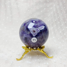 Load image into Gallery viewer, 1 PC Dream Amethyst Ball Polished Massage Sphere Ball Reiki Healing Stone Crafts Room Decor Crystal Sphere Gift