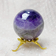 Load image into Gallery viewer, 1 PC Dream Amethyst Ball Polished Massage Sphere Ball Reiki Healing Stone Crafts Room Decor Crystal Sphere Gift