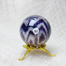 Load image into Gallery viewer, 1 PC Dream Amethyst Ball Polished Massage Sphere Ball Reiki Healing Stone Crafts Room Decor Crystal Sphere Gift