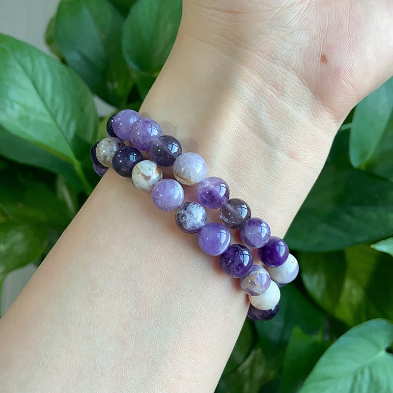 Dog Tooth Amethyst Bracelet $10/3PCS