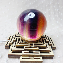 Load image into Gallery viewer, Natural Rainbow Fluorite Candy Crystal Sphere