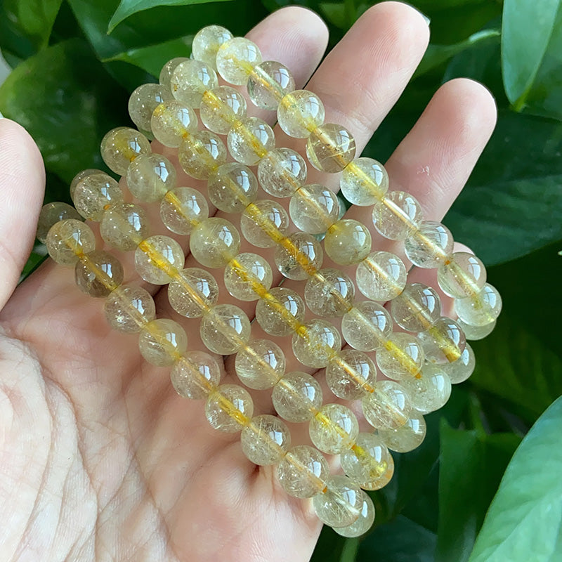 Rutilated Quartz Bracelet $6/PC