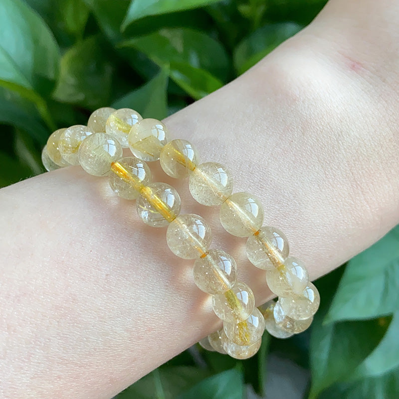 Rutilated Quartz Bracelet $6/PC