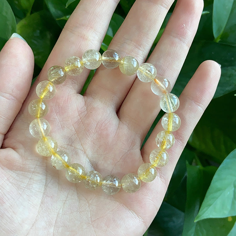 Rutilated Quartz Bracelet $6/PC