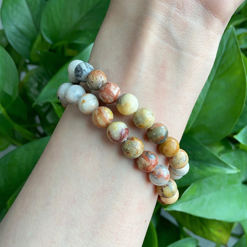 Crazy Llace Agate Bracelet $10/4PCS