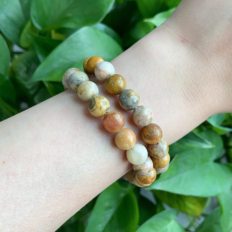 Crazy Llace Agate Bracelet $10/4PCS