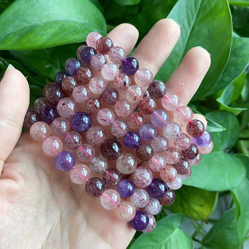 Mix Strawberry Quartz Bracelet $5/PC