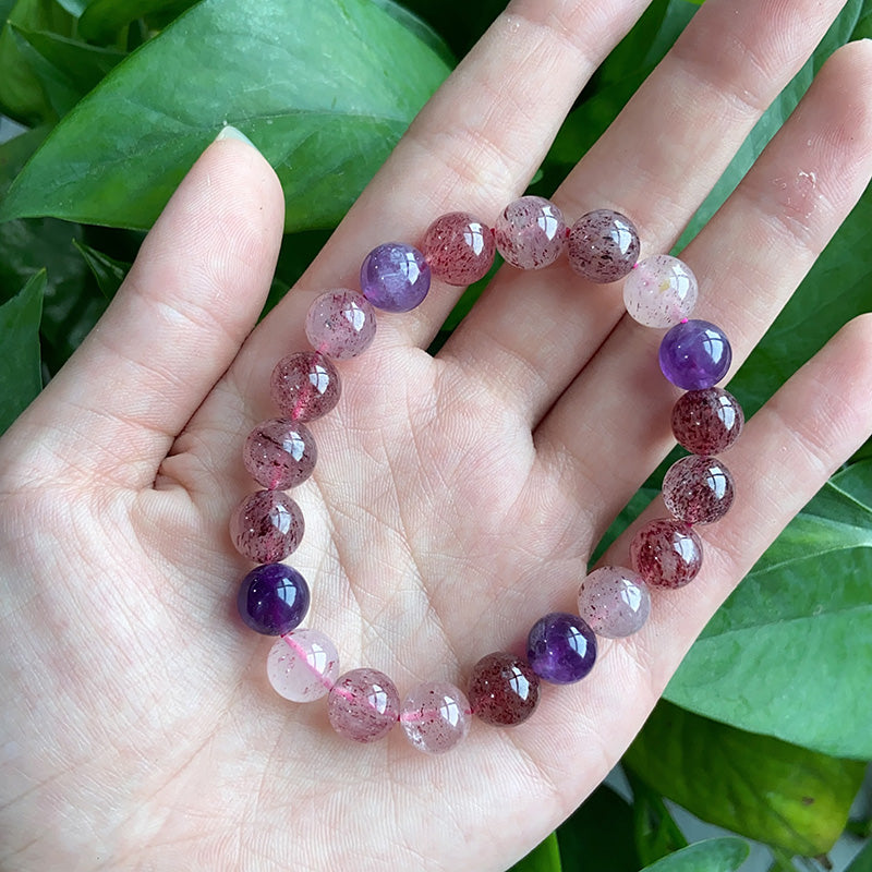 Mix Strawberry Quartz Bracelet $5/PC