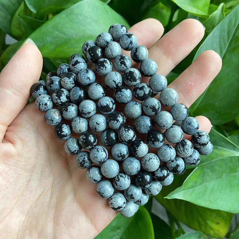 Snowflake Obsidian Bacelet $10/3PCS