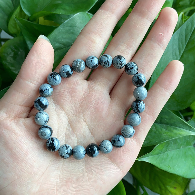 Snowflake Obsidian Bacelet $10/3PCS