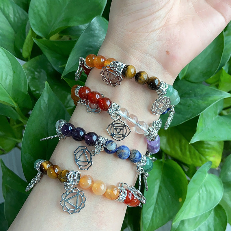 Seven Chakras Bracelet $10/3PCS