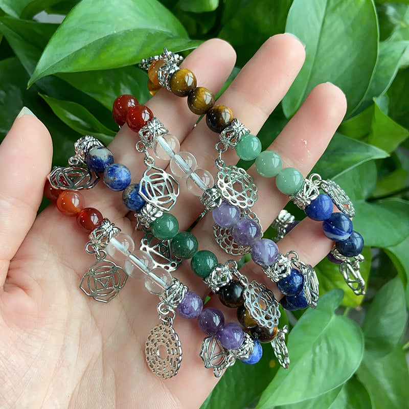 Seven Chakras Bracelet $10/3PCS