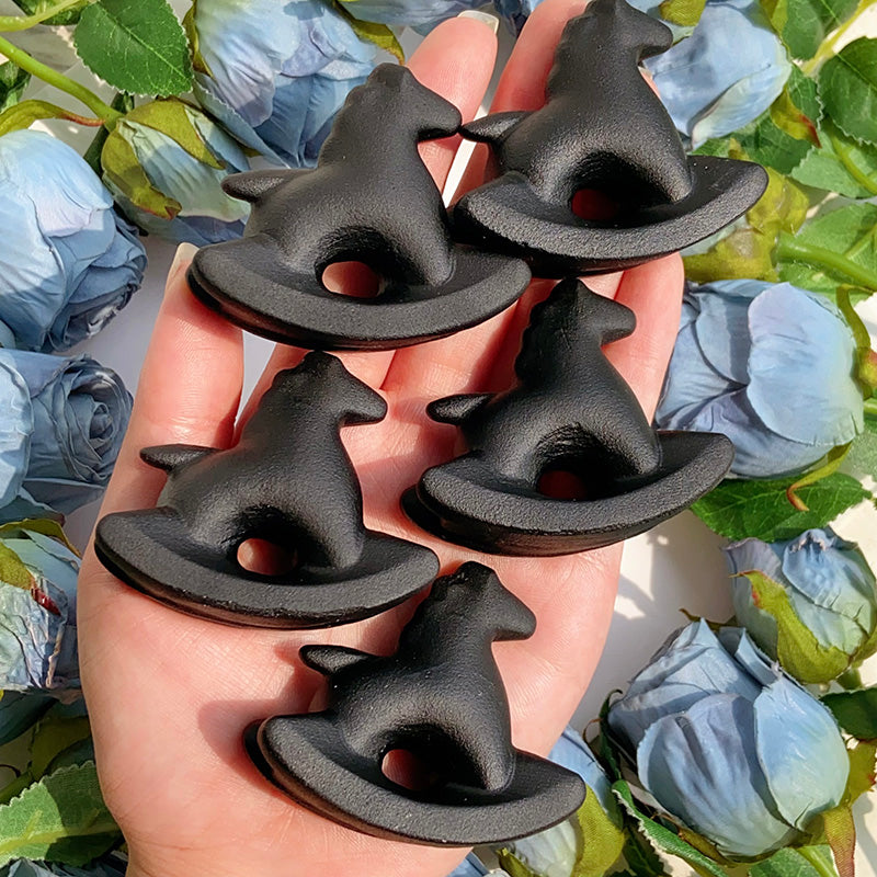 Black Obsidian Hobbyhorse Carvings