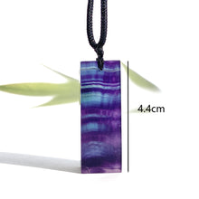 Load image into Gallery viewer, Dfferent Style Fluorite Point Pendant / Necklace