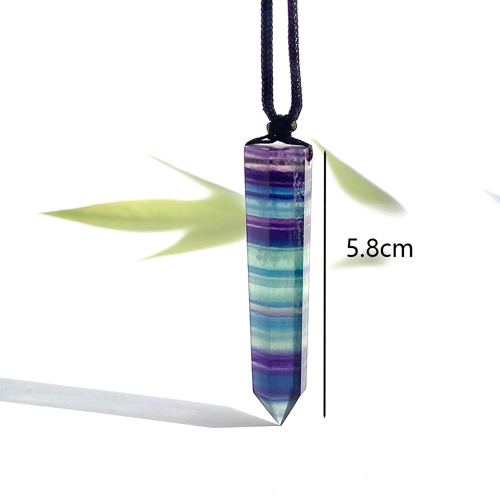 Dfferent Style Fluorite Point Pendant / Necklace