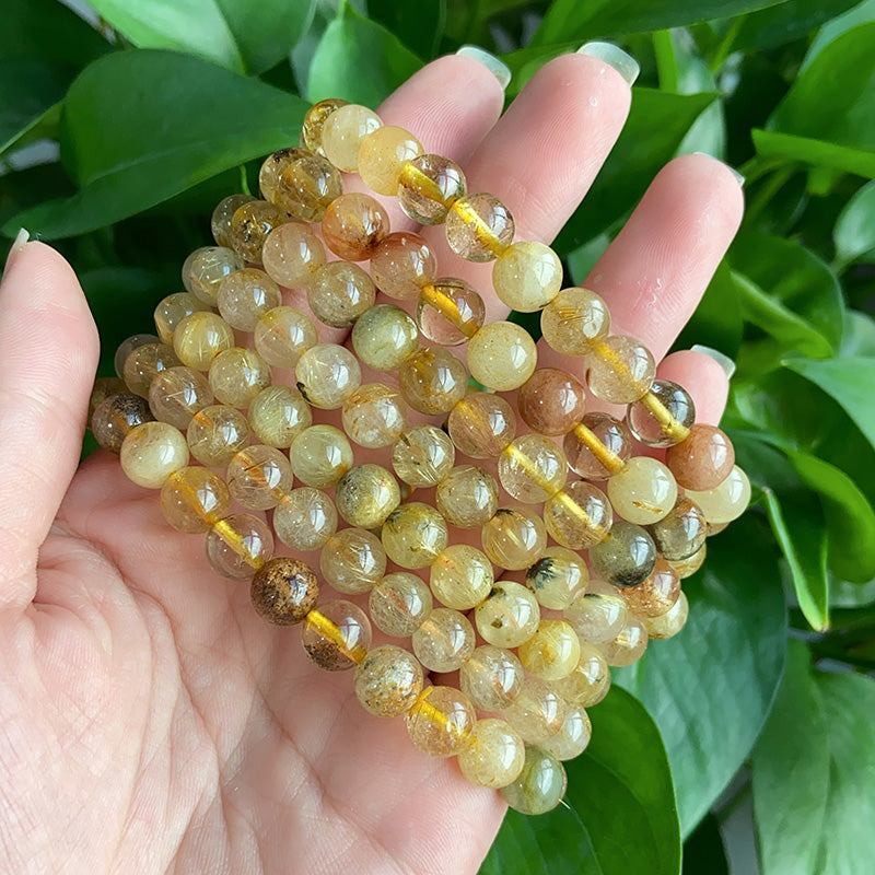 Mix Rutilated Quartz Bracelet $5/PC