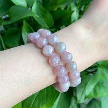 Load image into Gallery viewer, Lavender Rose Quartz Bracelet $7.5/PC