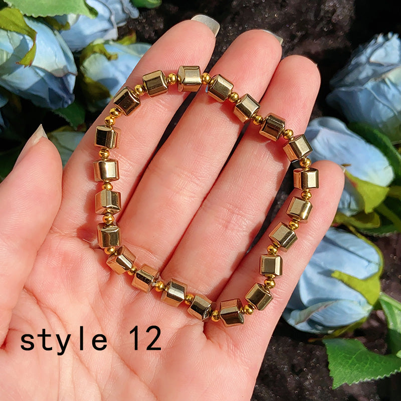 Different Styles Pyrite Bracelets $4/PC