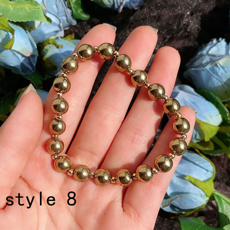 Different Styles Pyrite Bracelets $4/PC