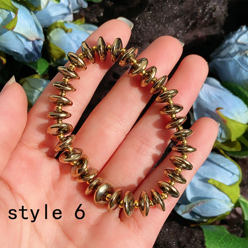 Different Styles Pyrite Bracelets $4/PC