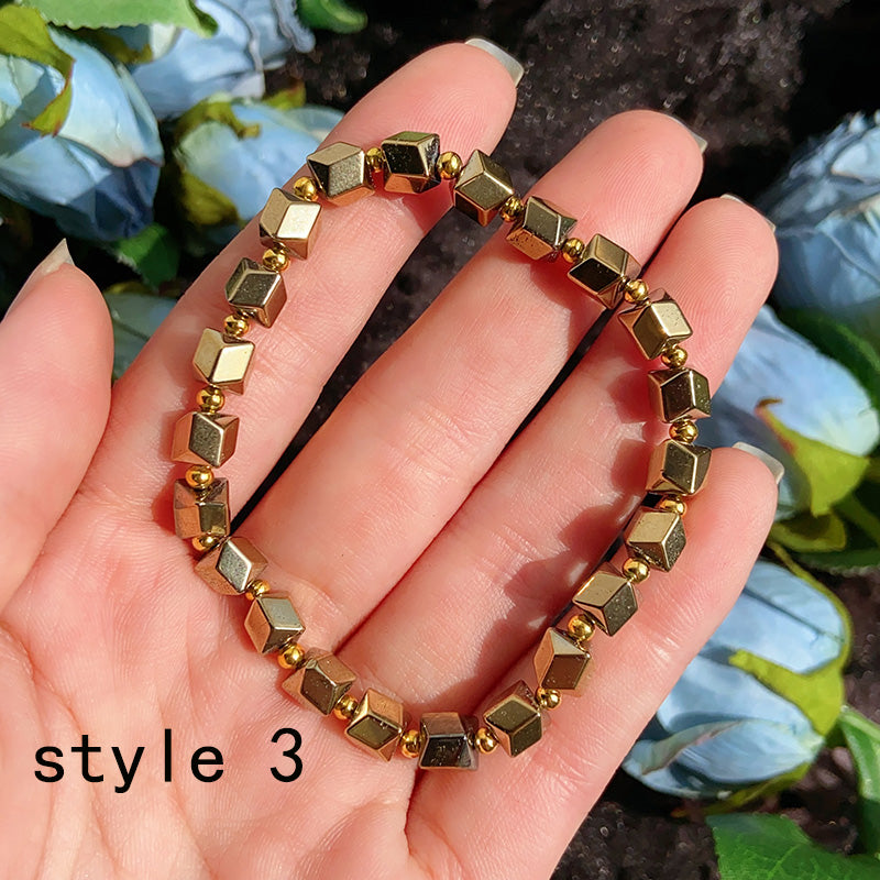 Different Styles Pyrite Bracelets $4/PC