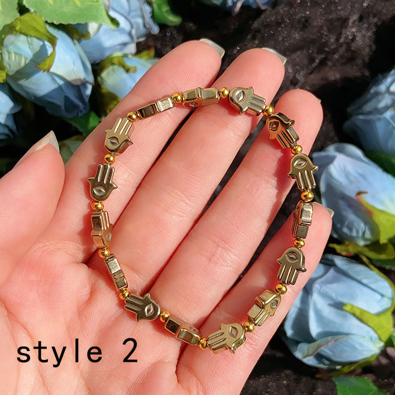 Different Styles Pyrite Bracelets $4/PC