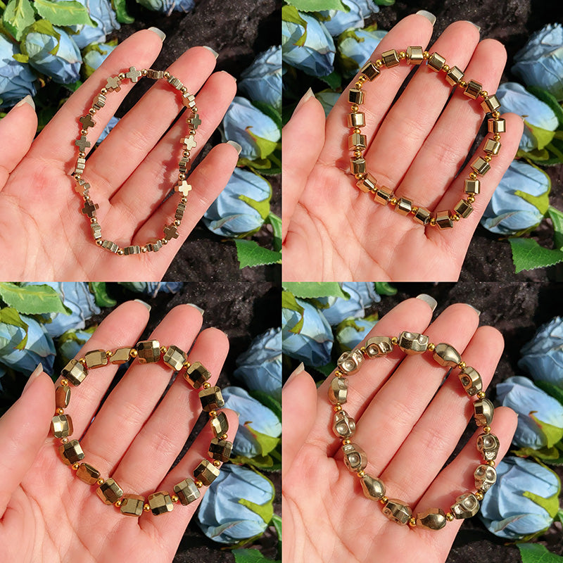 Different Styles Pyrite Bracelets $4/PC