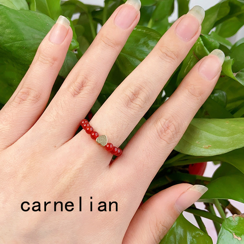 Different Styles Mini crytal Beads Rings