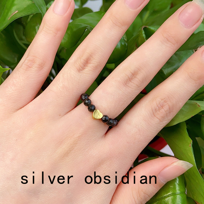 Different Styles Mini crytal Beads Rings