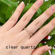 Load image into Gallery viewer, Different Styles Mini crytal Beads Rings