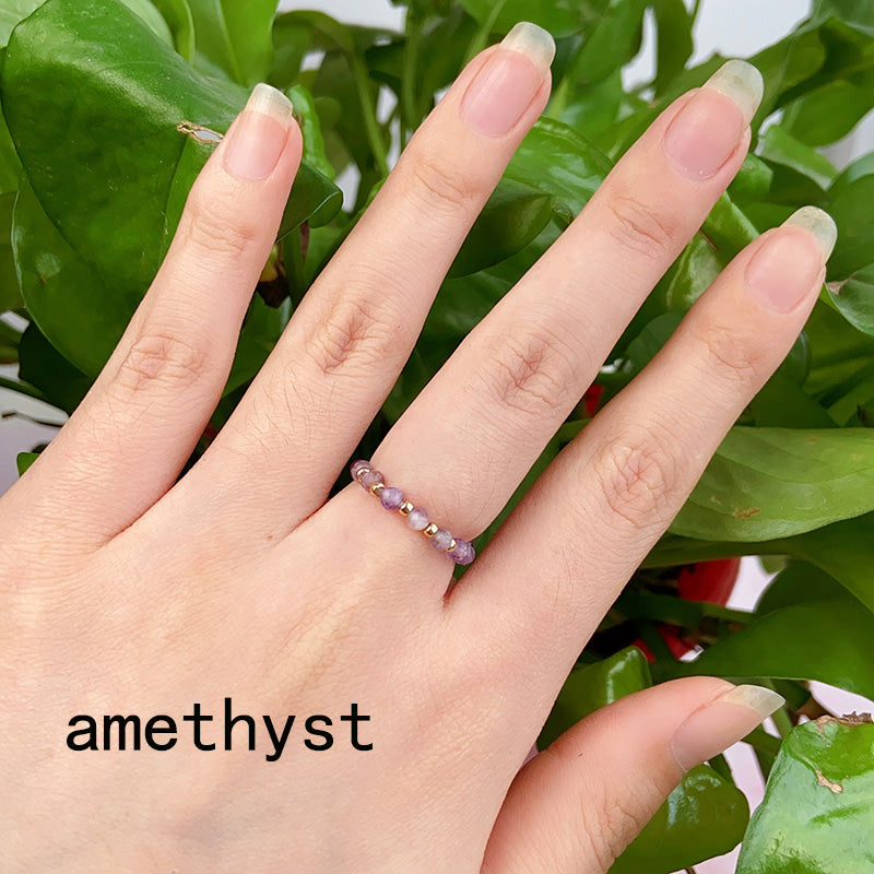 Different Styles Mini crytal Beads Rings