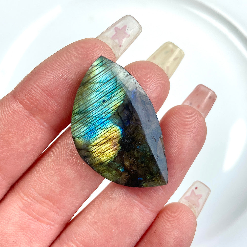 Labradorite Small Size Free Form DIY Pendant