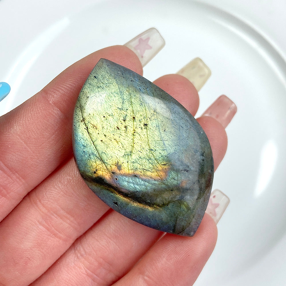 Labradorite Small Size Free Form DIY Pendant