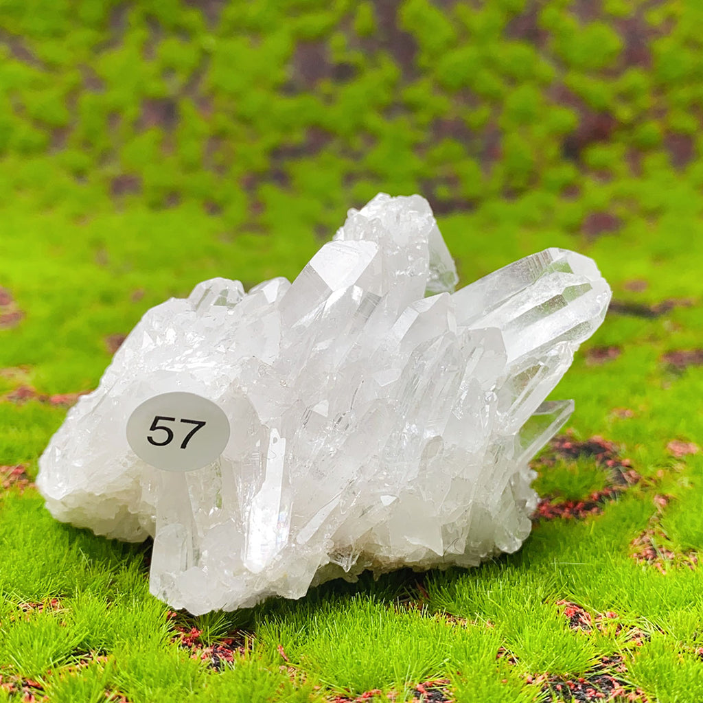 1PC Natural Exquisite White Crystal Cluster Healing Stones Crystal Mineral Specimen Home Decoration Raw Crystals Gift