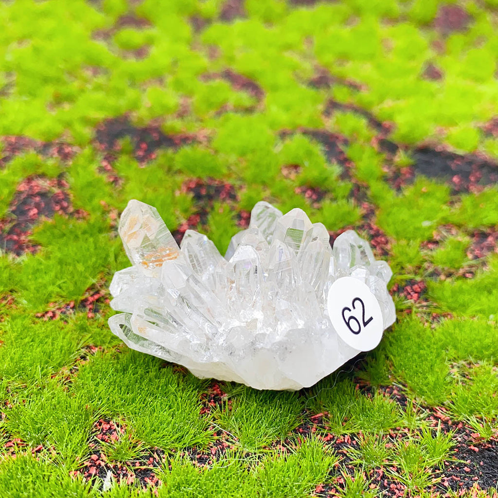 Natural Exquisite Clear Quartz White Crystal Cluster