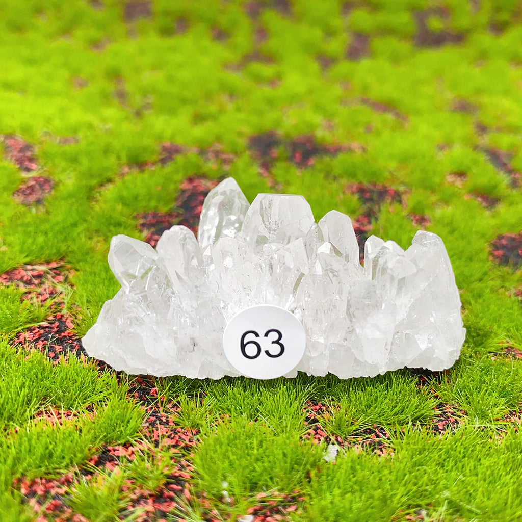 1PC Natural Exquisite White Crystal Cluster Healing Stones Crystal Mineral Specimen Home Decoration Raw Crystals Gift