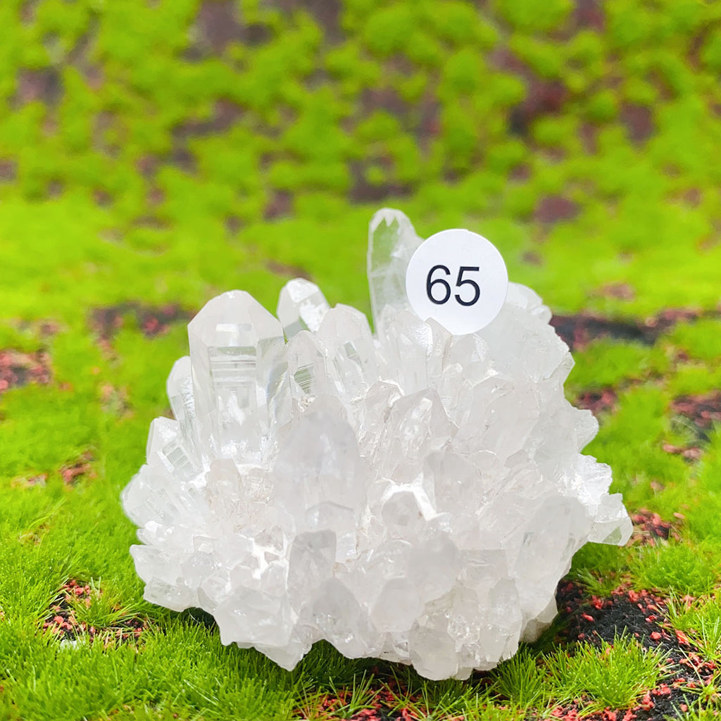 Natural Exquisite Clear Quartz White Crystal Cluster