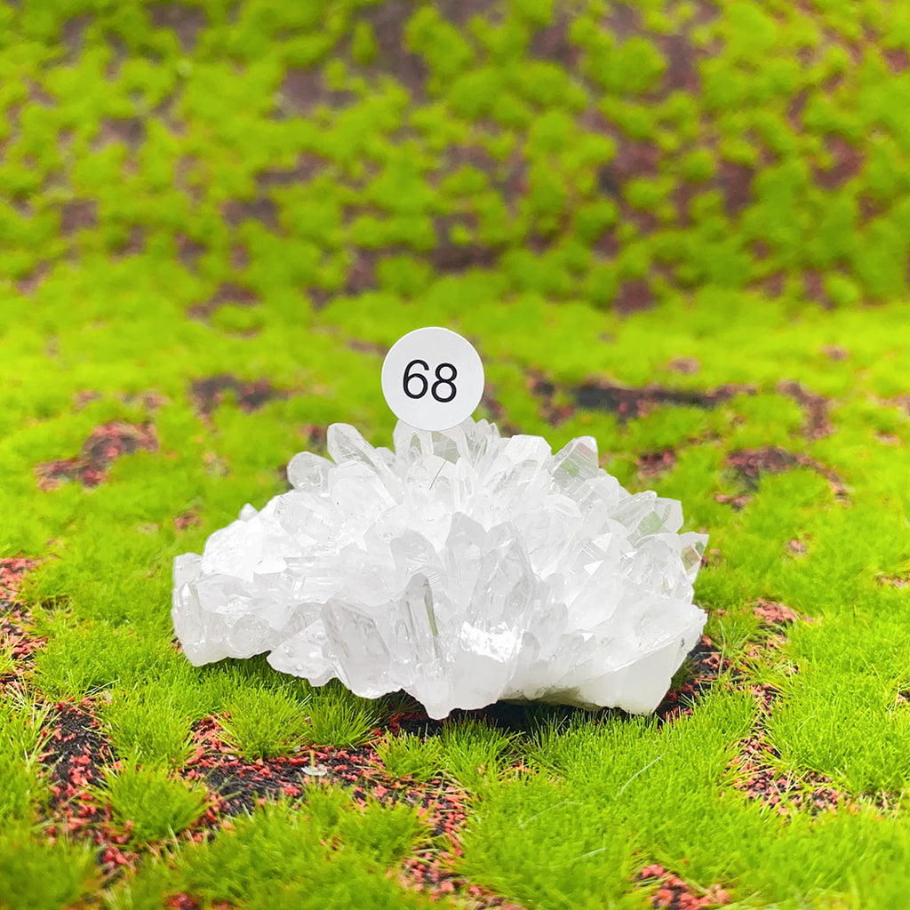 1PC Natural Exquisite White Crystal Cluster Healing Stones Crystal Mineral Specimen Home Decoration Raw Crystals Gift