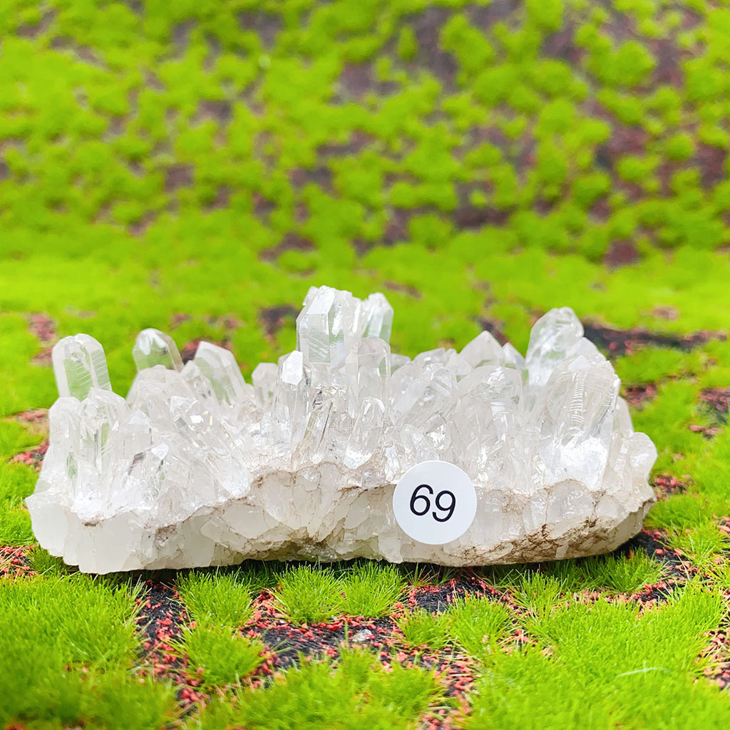 1PC Natural Exquisite White Crystal Cluster Healing Stones Crystal Mineral Specimen Home Decoration Raw Crystals Gift