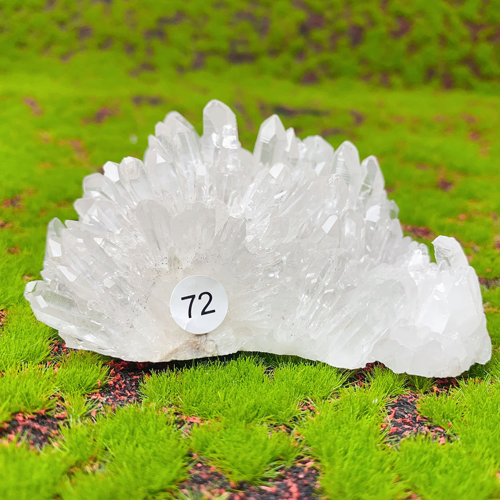 Natural Exquisite Clear Quartz White Crystal Cluster