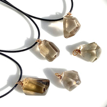 Load image into Gallery viewer, Smoky Quartz Irregular Shape Pendant