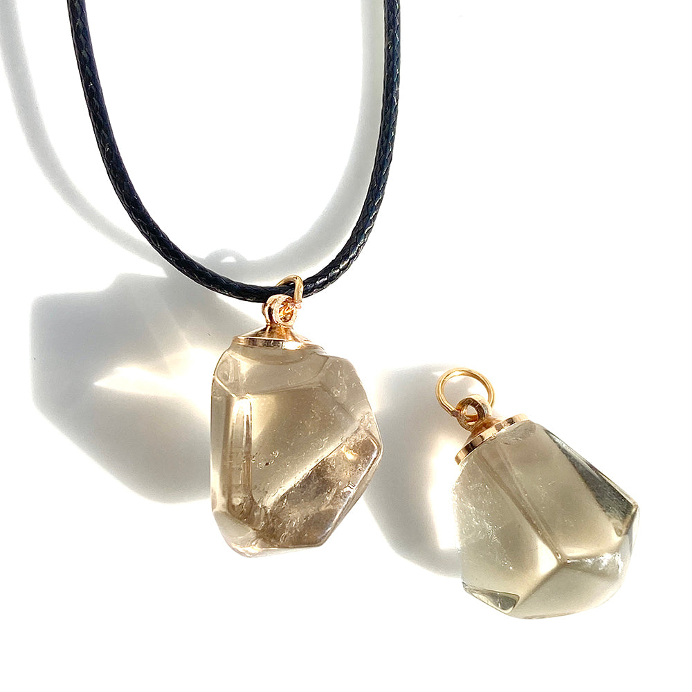 Smoky Quartz Irregular Shape Pendant