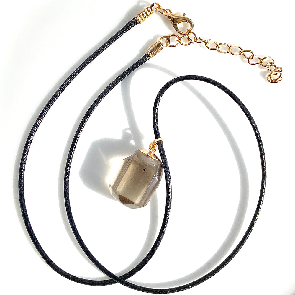 Smoky Quartz Irregular Shape Pendant