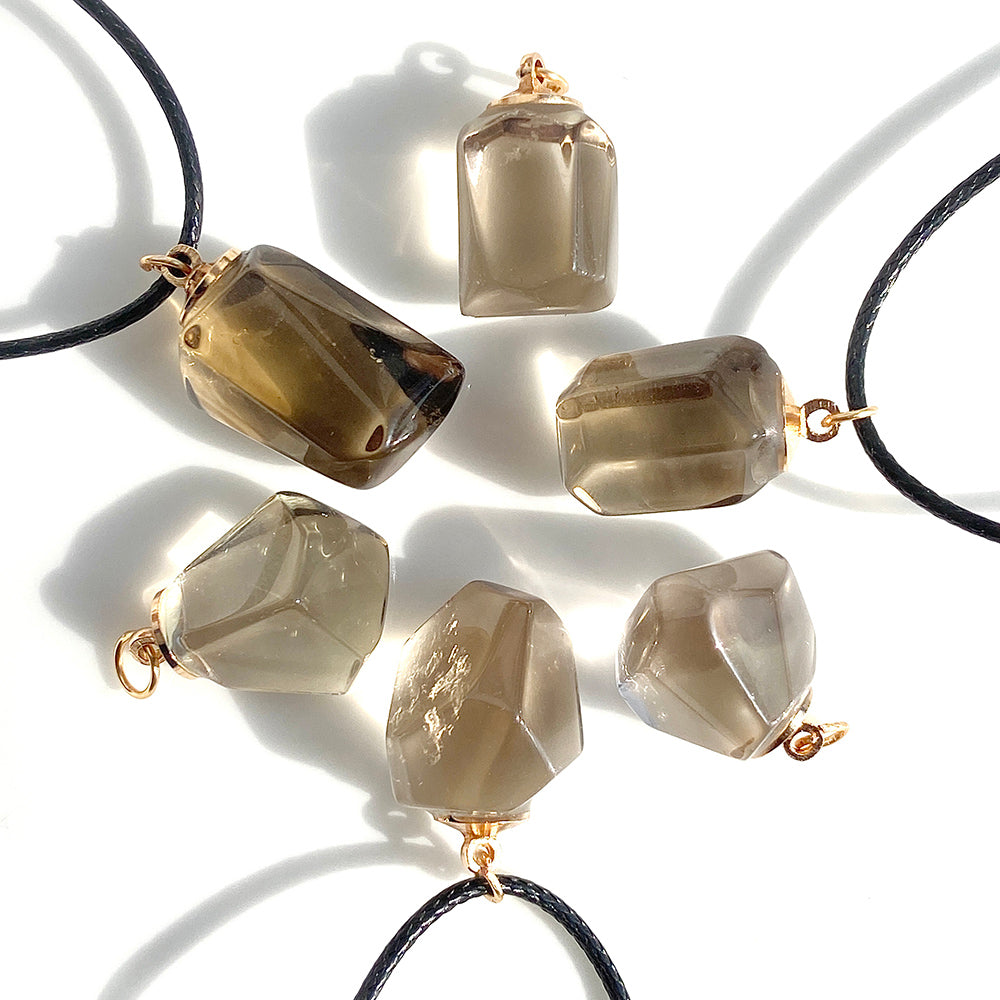 Smoky Quartz Irregular Shape Pendant